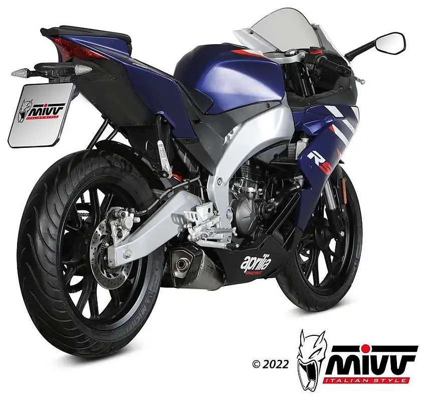 Scarico completo Mivv DELTA RACE omologato inox per Aprilia RS 125 4T 21-24