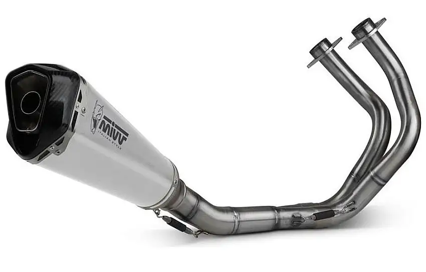 Scarico completo Mivv DELTA RACE omologato inox per Kawasaki Ninja 650 17-23