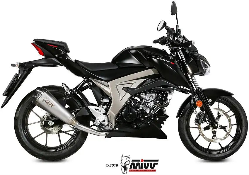 Scarico completo Mivv DELTA RACE omologato inox per Suzuki GSX-S 125 17-20