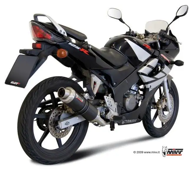 Scarico completo Mivv GP omologato carbonio per Honda CBR 125 R 04-10