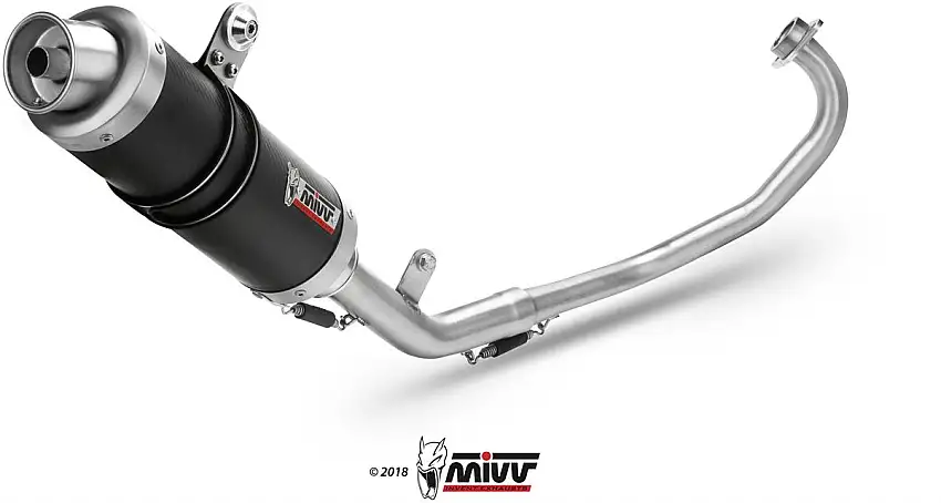 Scarico completo Mivv GP omologato carbonio per Yamaha YZF 125 R 14-18