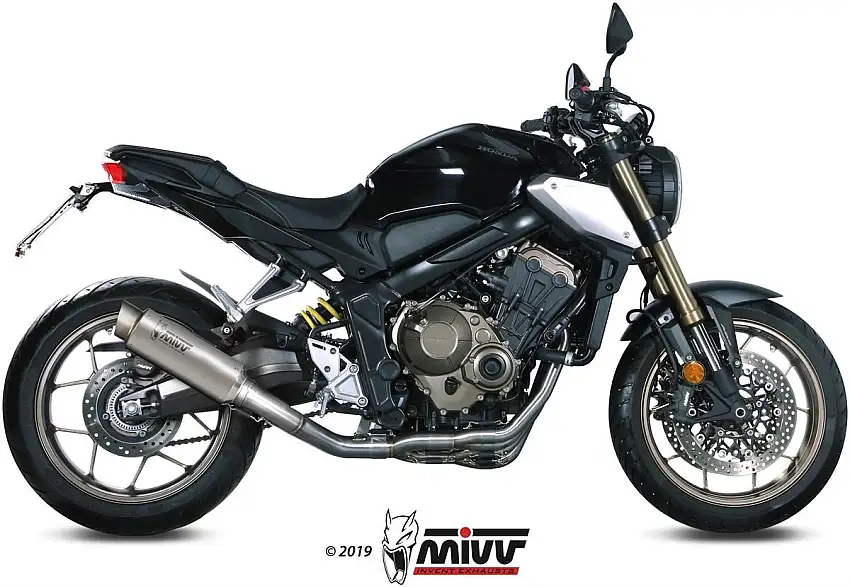 Scarico completo Mivv GPpro omologato titanio per Honda CB 650 R 19-23