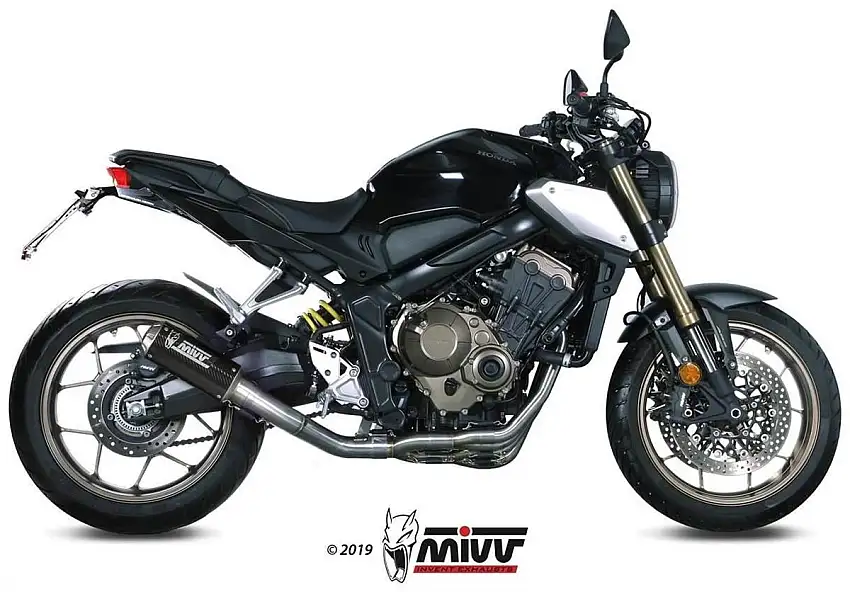 Scarico completo Mivv MK3 non omologato carbonio per Honda CBR 650 R 19-23