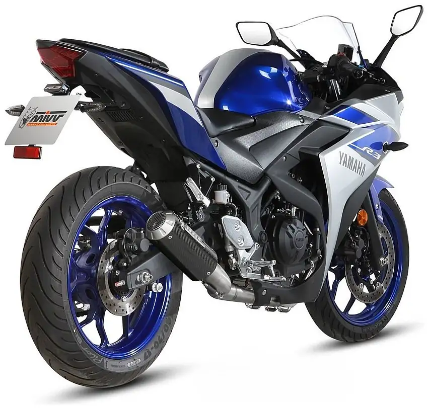 Scarico completo Mivv MK3 non omologato carbonio per Yamaha MT-03 16-24