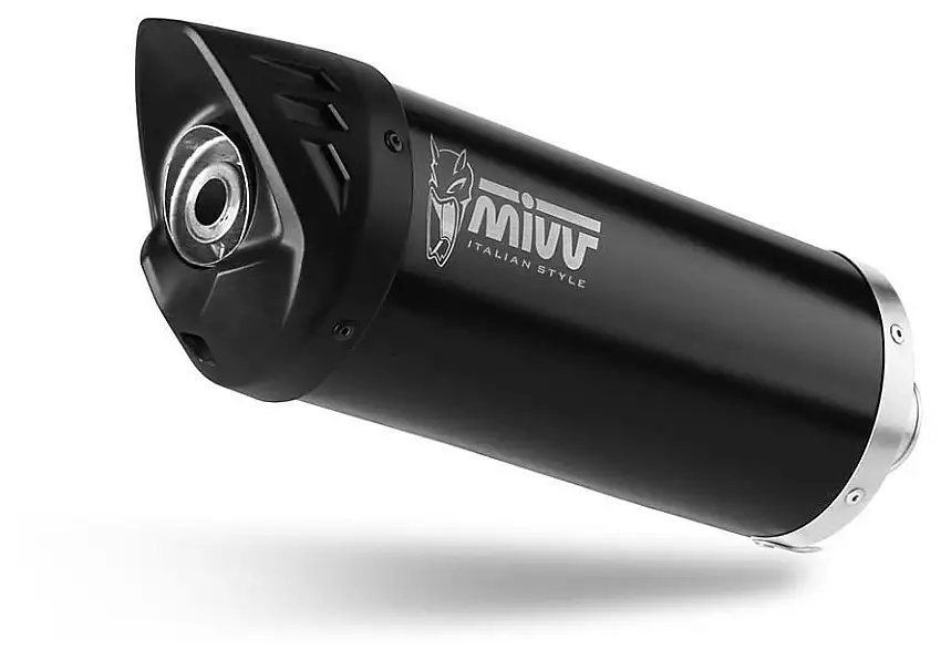 Scarico completo Mivv MOVER omologato inox nero per Honda SH 150 i 20-24