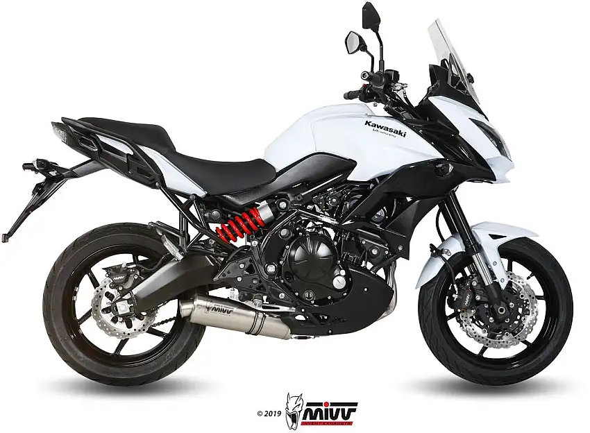 Scarico completo Mivv OVAL omologato inox per Kawasaki Versys 650 15-20