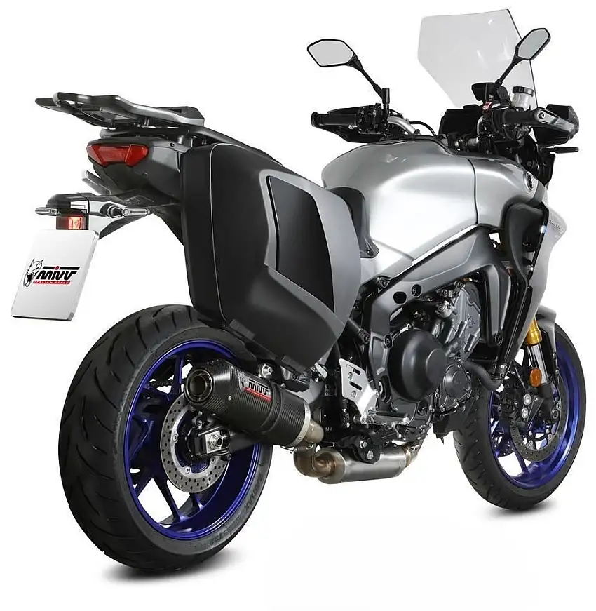 Scarico completo Mivv OVAL omologato carbonio con fondello in carbonio per Yamaha Tracer 900 GT 21-24