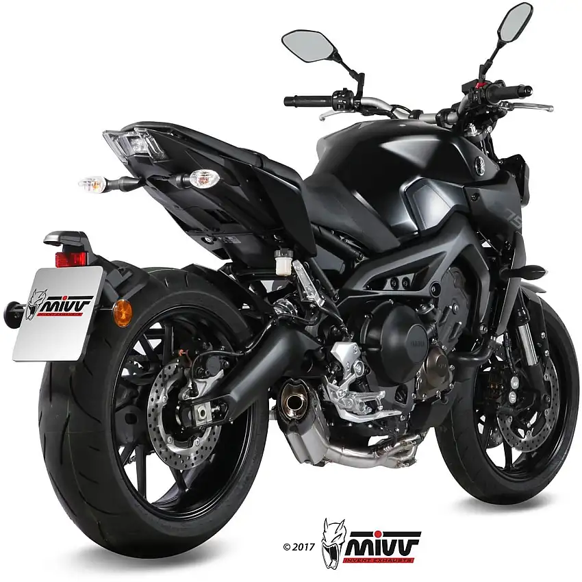 Scarico completo Mivv SUONO omologato inox con fondello in carbonio per Yamaha MT-09 13-20