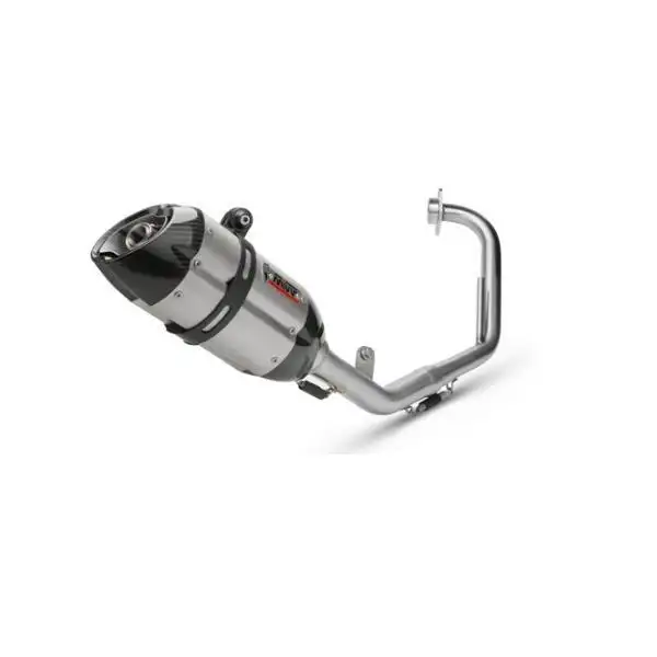 Scarico completo Mivv SUONO omologato inox con fondello in carbonio per Yamaha YZF 125 R 08-13