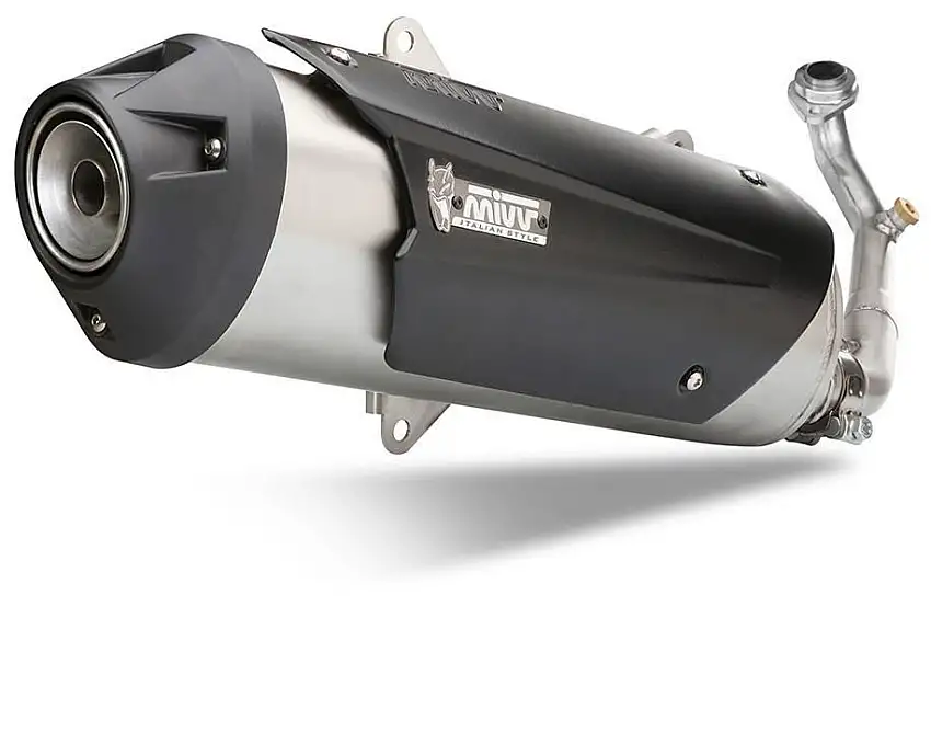 Scarico completo Mivv URBAN omologato inox per Kymco Agility 125 08-12