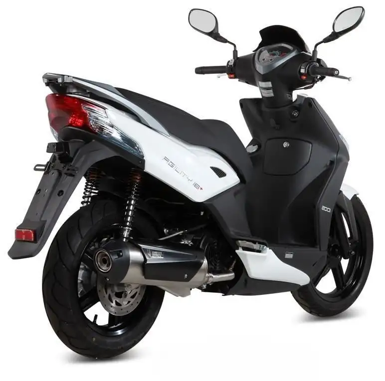 Scarico completo Mivv URBAN non omologato inox per Kymco Agility 150 08-12