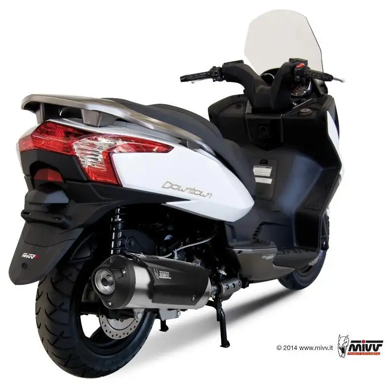 Scarico completo Mivv URBAN non omologato inox per Kymco Downtown 300 09-12