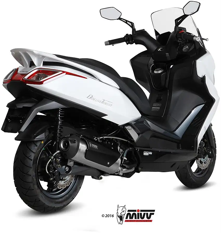 Scarico completo Mivv URBAN non omologato inox per Kymco Downtown 350 15-16