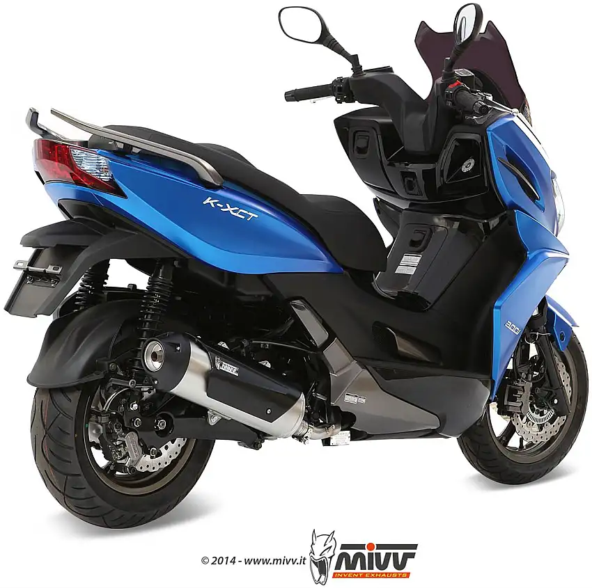 Scarico completo Mivv URBAN non omologato inox per Kymco K-XCT 300 12-16