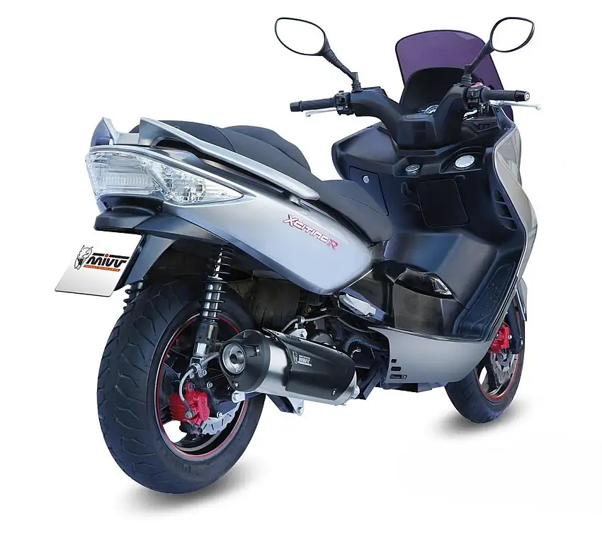 Scarico completo Mivv URBAN non omologato inox per Kymco Xciting 300 I 08-14