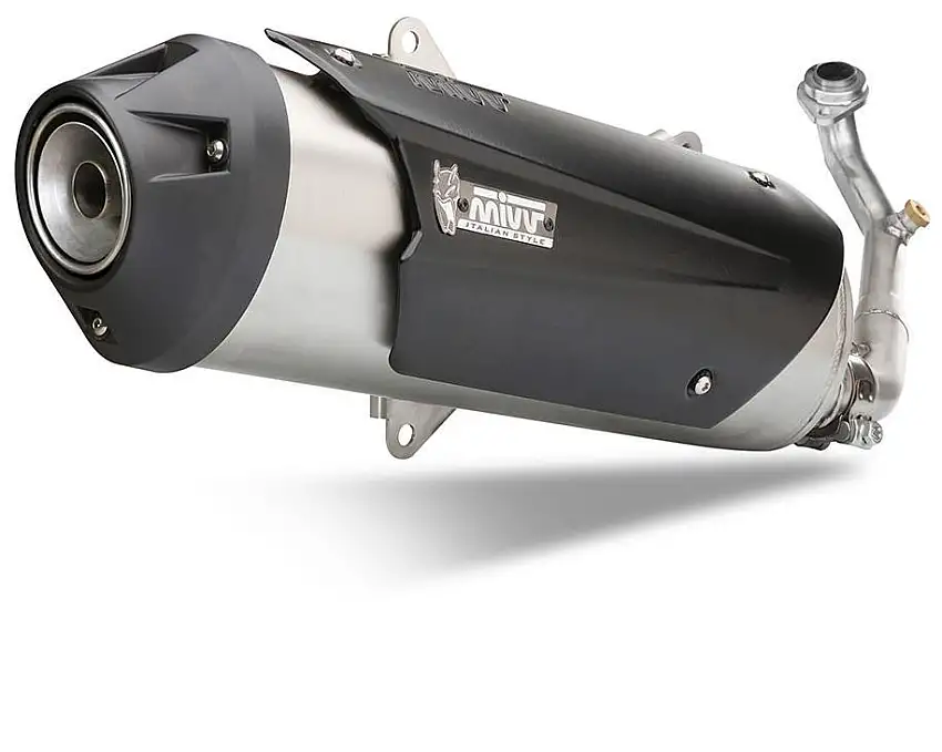Scarico completo Mivv URBAN omologato inox per Suzuki Burgman 200 07-15