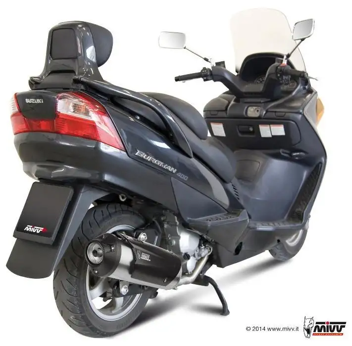 Scarico completo Mivv URBAN non omologato inox per Suzuki Burgman 250 03-06