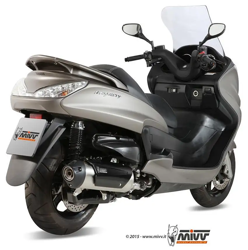 Scarico completo Mivv URBAN non omologato inox per Yamaha Majesty 400 07-14