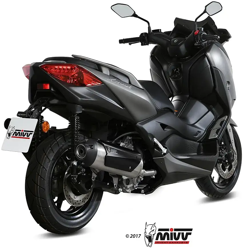 Scarico completo Mivv URBAN non omologato inox per Yamaha X-Max 300 17-20