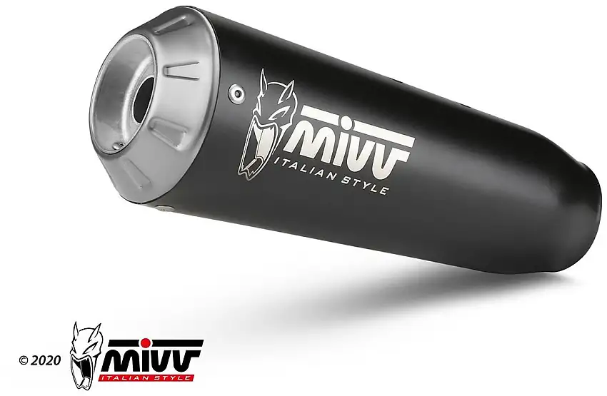 Scarico completo Mivv X-M1 non omologato inox nero per zontes zt 125 u 21-24