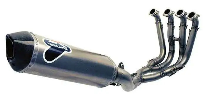 Scarico completo Termignoni non omologato con collettori in acciaio inox e terminale in carbonio per BMW S 1000 RR 10-18