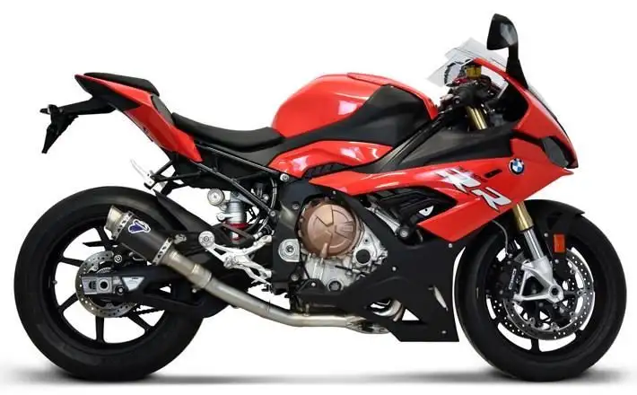 Scarico completo Termignoni non omologato con collettori in acciaio inox e terminale in carbonio per BMW S 1000 RR 19-24