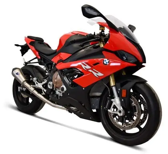 Scarico completo Termignoni non omologato con collettori in acciaio inox e terminale in titanio con fondello in carbonio per BMW S 1000 RR 19-24