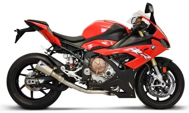 Scarico completo Termignoni non omologato con collettori in acciaio inox e terminale in acciaio inox per BMW S 1000 RR 19-24