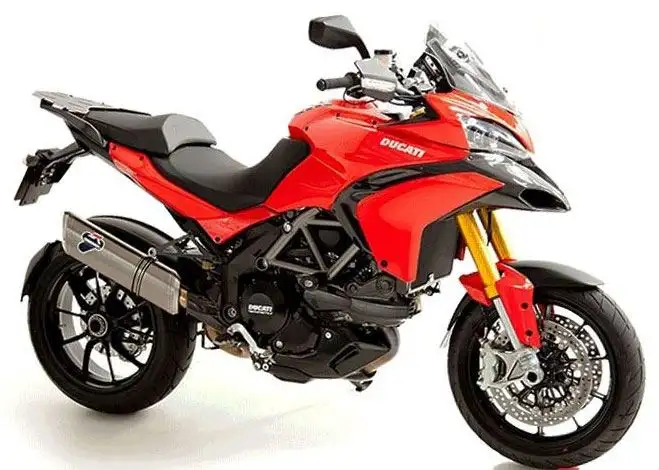 Scarico completo Termignoni non omologato con collettori in acciaio inox e terminale in titanio per Ducati Multistrada 1200 10-14