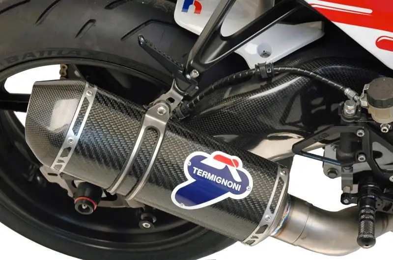 Scarico completo Termignoni non omologato con collettori in acciaio inox e terminale in carbonio per Honda CBR 1000 RR 11-13