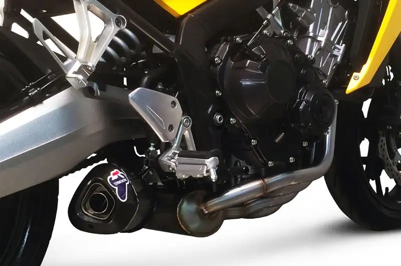 Scarico completo Termignoni omologato con collettori in acciaio inox e terminale in carbonio per Honda CBR 650 F 14-18
