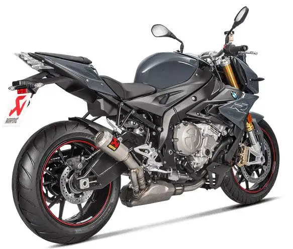 Terminale di scarico Akrapovic non omologato in titanio stile GP per BMW S 1000 R 17-20