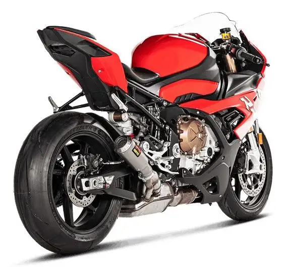 Terminale di scarico Akrapovic a tromboncino non omologato in titanio per BMW S 1000 R 21-25