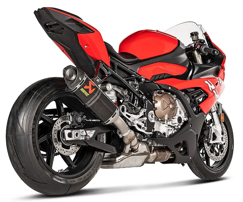 Terminale di scarico Akrapovic non omologato in carbonio per BMW S 1000 RR 19-25