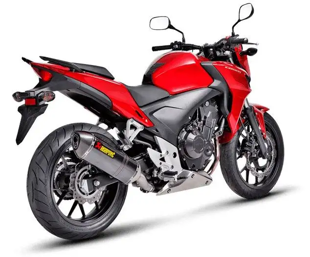 Terminale di scarico Akrapovic omologato in carbonio per Honda CB 500 F 13-15