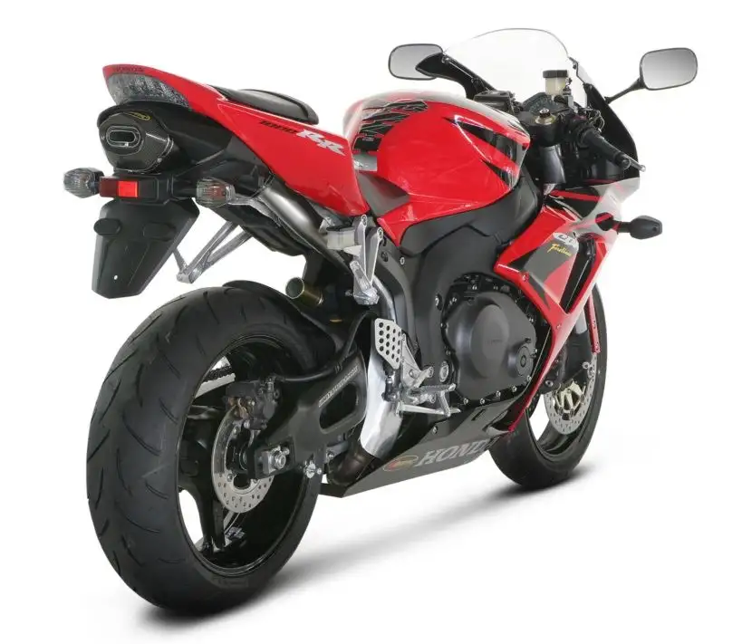 Terminale di scarico Akrapovic omologato in carbonio per Honda CBR 1000 RR 06-07