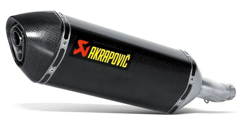Terminale di scarico Akrapovic non omologato in carbonio per Honda CBR 300 R 14-16