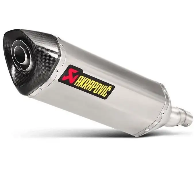 Terminale di scarico Akrapovic omologato in titanio con fondello in carbonio per Honda INTEGRA 750 12-20