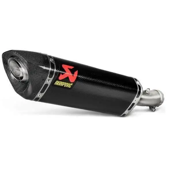 Terminale di scarico Akrapovic non omologato in carbonio per Kawasaki Z 7 Hybrid 24-25