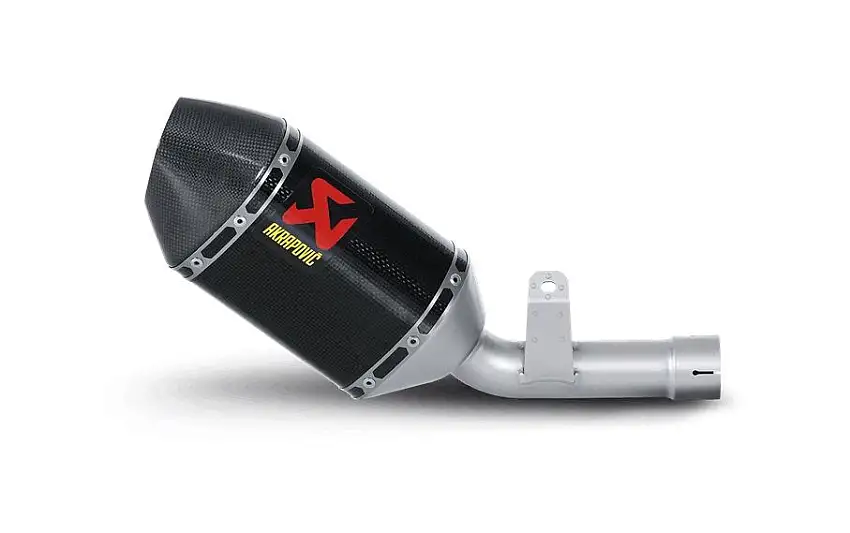 Terminale di scarico Akrapovic non omologato in carbonio per Suzuki GSX-R 750 06-07