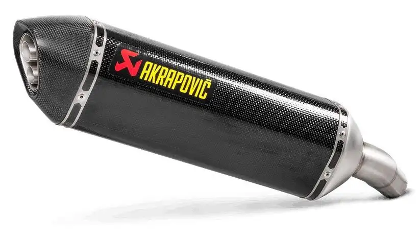 Terminale di scarico Akrapovic omologato Euro 4 in carbonio per Suzuki GSX-S 750 17-20