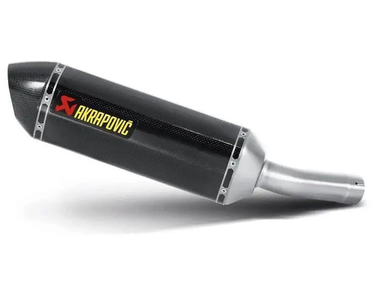 Terminale di scarico Akrapovic omologato in carbonio per Yamaha FZ8 Naked 10-15