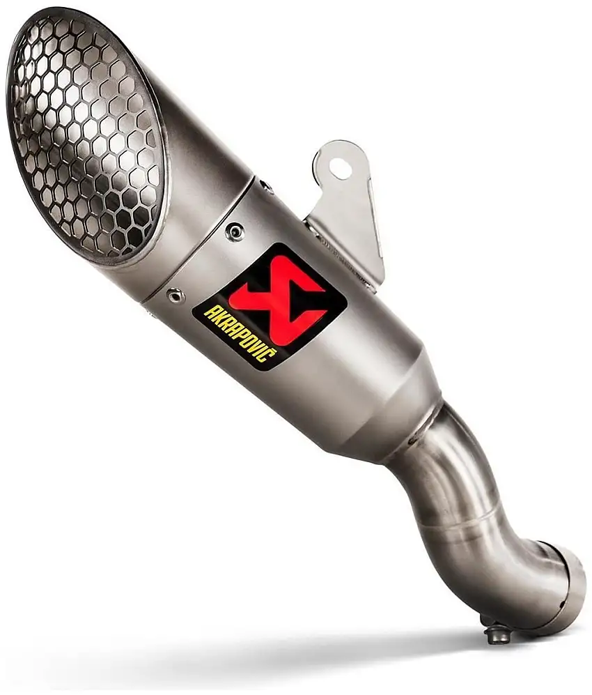 Terminale di scarico Akrapovic non omologato in titanio per Yamaha MT-03 22-25