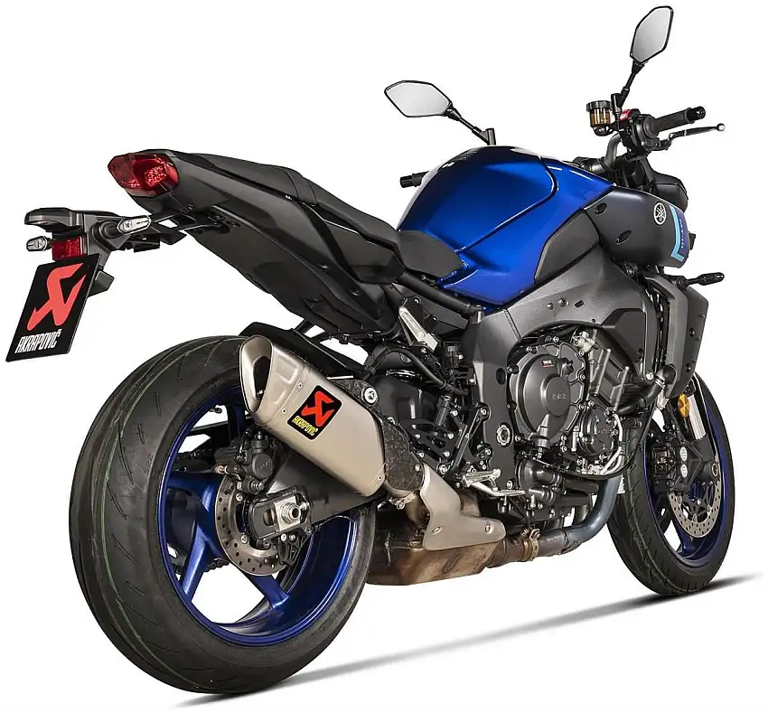 Terminale di scarico Akrapovic omologato in Titanio per Yamaha MT-10 22-24
