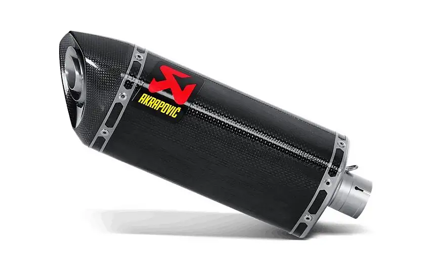 Terminale di scarico Akrapovic omologato in carbonio per Yamaha R6 08-09
