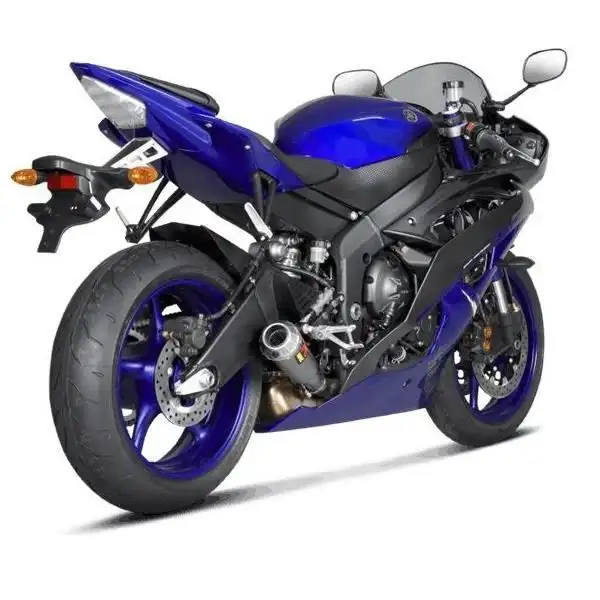 Terminale di scarico Akrapovic non omologato in titanio per Yamaha R6 08-16