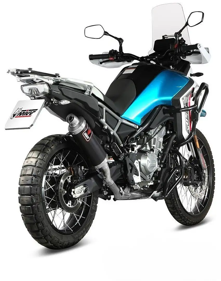 Terminale di scarico alto Mivv DAKAR omologato inox nero per CFMoto 450 MT 24-25