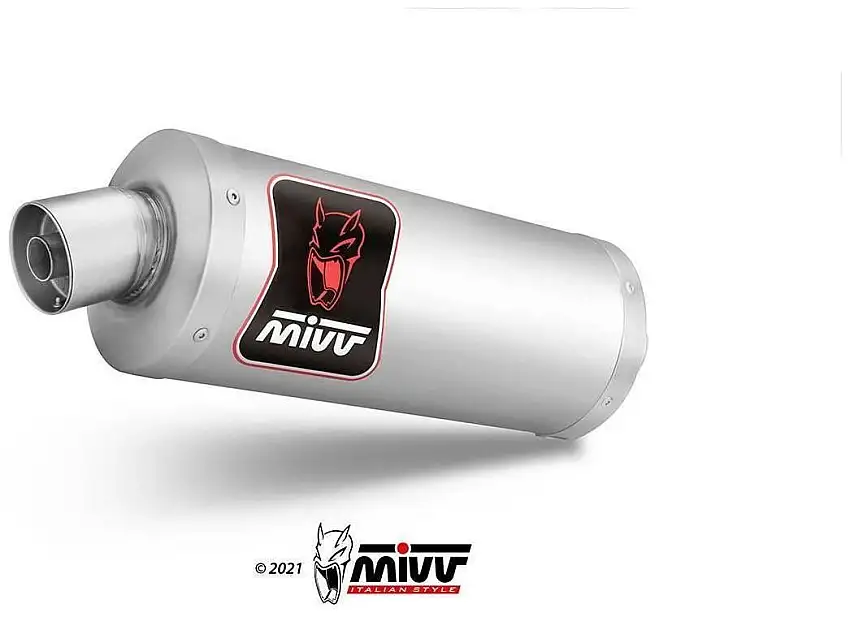 Terminale di scarico Mivv DAKAR omologato inox per KTM 790 Adventure R 19-25