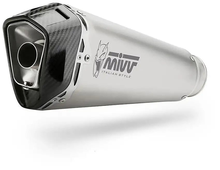 Terminale di scarico Mivv DELTA RACE omologato inox per BMW F 750 GS 18-24