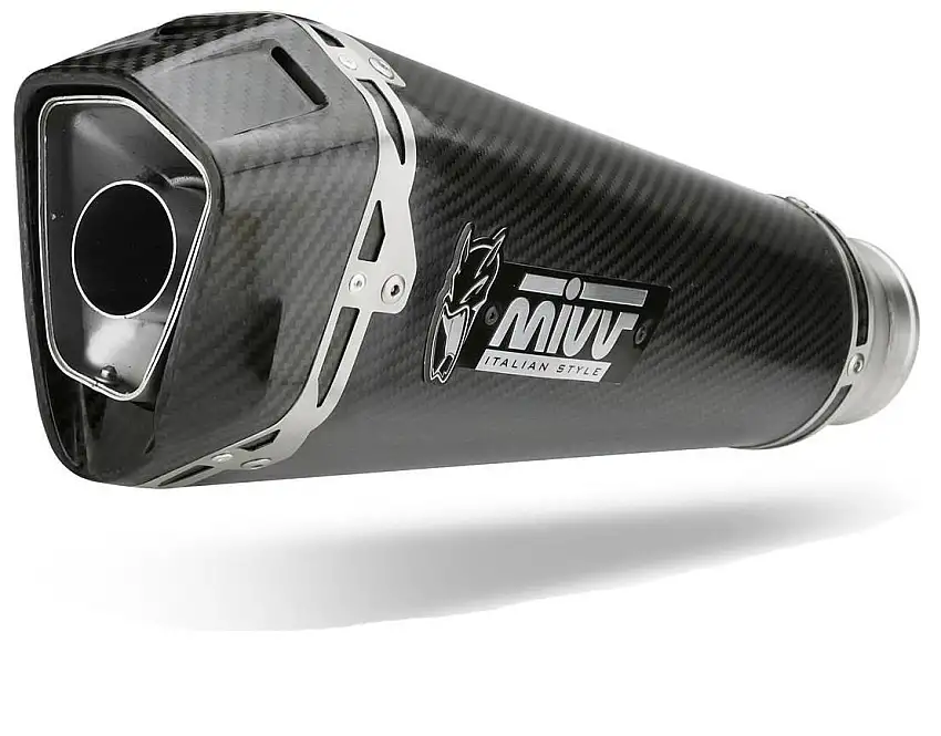 Terminale di scarico Mivv DELTA RACE omologato carbonio per Honda Hornet 750 23-25